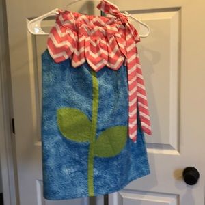 Chevron Flower Dress